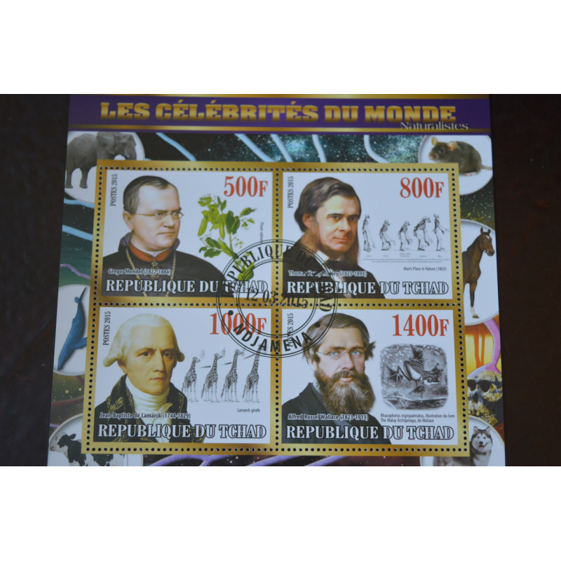 Чад. История. Личности. Блок. 2015 рік (Б-4) Чад. История. Личности. Блок. 2015 рік (Б-4)