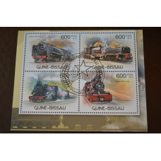 Гвинея.  Транспорт. Личности. Блок. 2012 рік (Б-9)