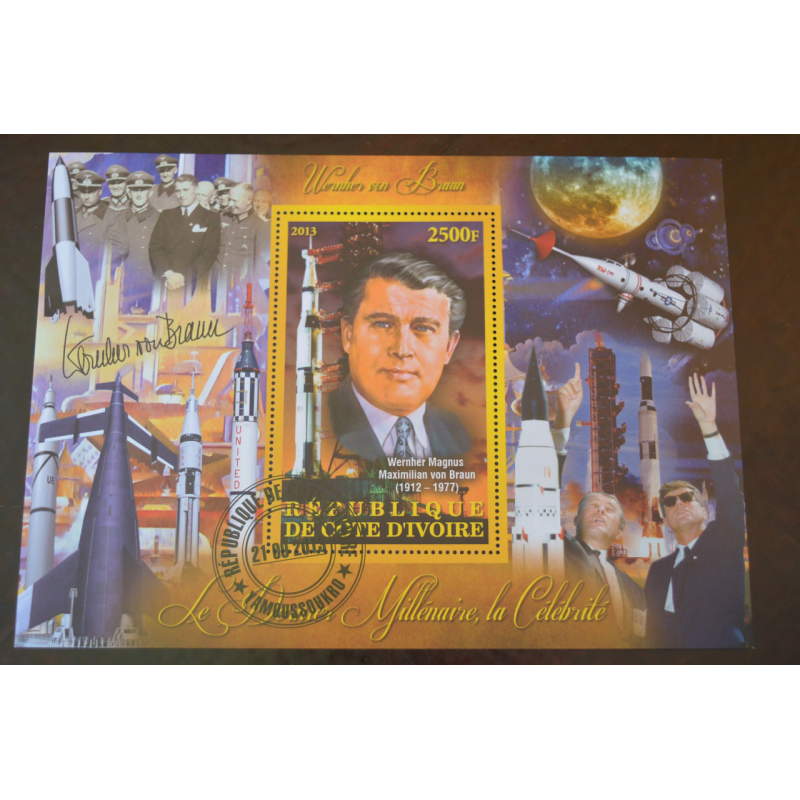 Кот-д“Івуар. История. Личности. Блок. 2013 рік (Б-1) Кот-д“Івуар. История. Личности. Блок. 2013 рік (Б-1)