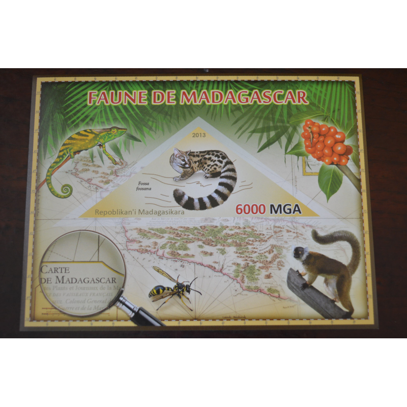 Мадагаскар. Фауна. Личности. Блок. 2014 р. (А-34) Мадагаскар. Фауна. Личности. Блок. 2014 р. (А-34)