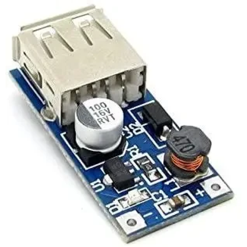 DC-DC підвищує (step-up) модуль: Uвх (0.9 V ~ 5V), u вих 5V 600MA USB разьем DC-DC підвищує (step-up) модуль: Uвх (0.9 V ~ 5V), u вих 5V 600MA USB разьем