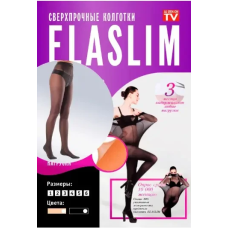 Жіночі Нервові колготки ElaSlim з надпрочних матеріалів Чорний