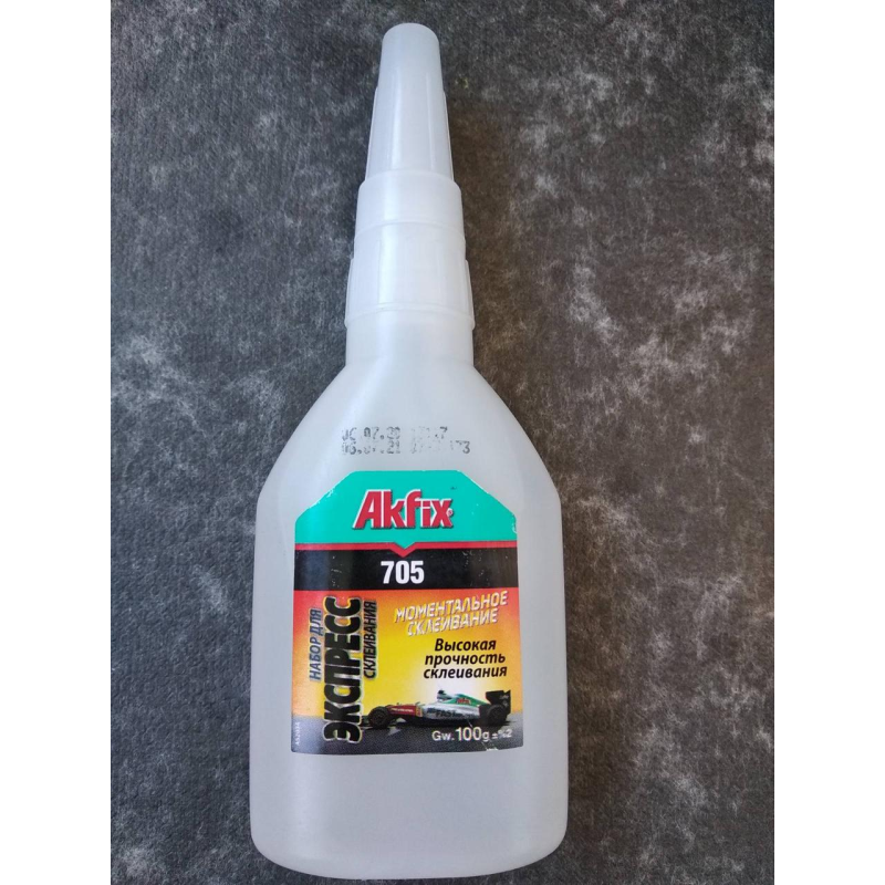 Супер клей Akfix - 50 г гель 705 Супер клей Akfix - 50 г гель 705