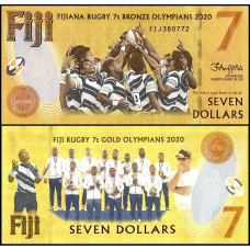 Фиджи / Fiji Islands 7 Dollars 2022 Pick 122а UNC Commemorative