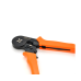 Кримпер CINLINELE HCS8 6-4 для обтискання кабельного наконечника, orange + набір кабельних наконечників