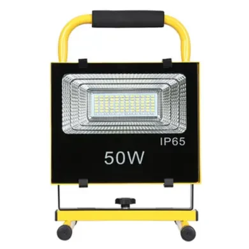 Прожектор аккумуляторный светодиодный (SMD), переносной, 50W, 3.2V, 5000mAh, IP65