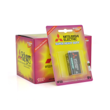 Батарейка Super Heavy Duty MITSUBISHI 9V 1pc/card, 10pcs/inner box, 270pcs/ctn