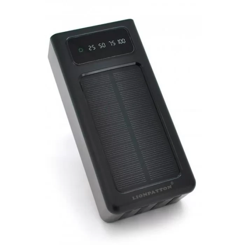 Power bank Solar LIONPATTON L42 30000mAh, Black/White, Blister Power bank Solar LIONPATTON L42 30000mAh, Black/White, Blister