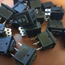 Перемикач Daier KCD1-2-103 BK, ON-OFF-ON, 3pin, 6A 250VAC