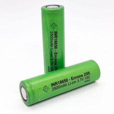Аккумулятор Li-ion 18650 2500mAh 3.7V, Green Q50/500