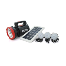 Ліхтар переносний GS-345+Solar, 3+1 режим(1+22Led), вбудований акум, корпус пластмас, СЗП, Box