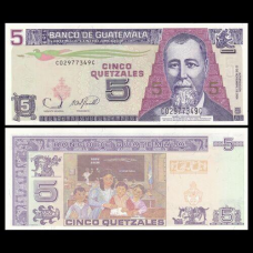 Гватемала / Guatemala 5 Quetzales 2006 Pick 106b UNC
