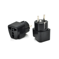 Перехідник на євророзетку TEFAL-трійник Black,