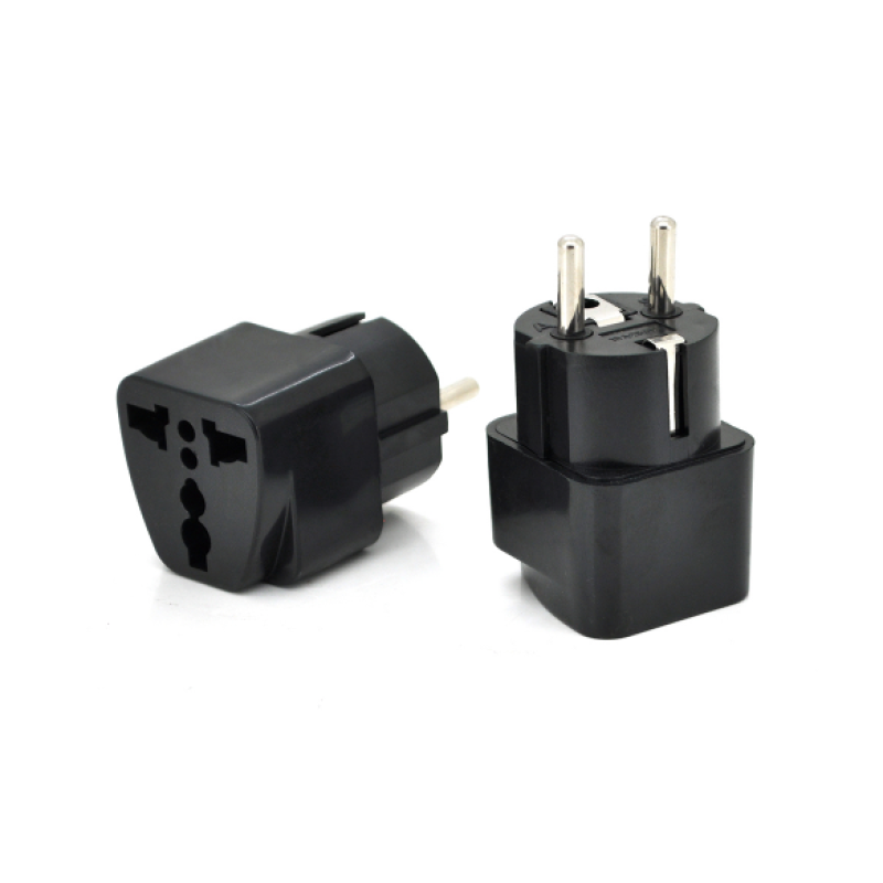 Перехідник на євророзетку TEFAL-трійник Black,