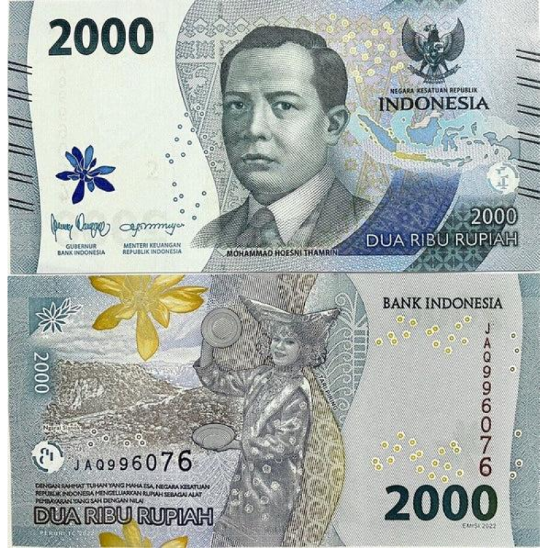 Індонезія 1000 рупій 2022г UNC P-162