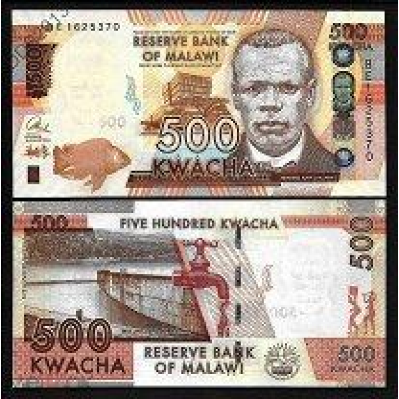 Малави 500 квача 2014г UNC Р-66a