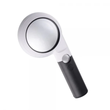 Ручна лупа Magnifier CH75-10L звел.- 5Х, діам.-75мм з Led
