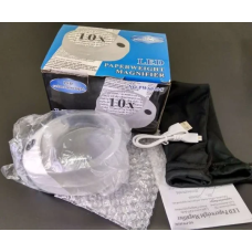 Настільна лупа 10X з LED-підсвіткою PW6010C