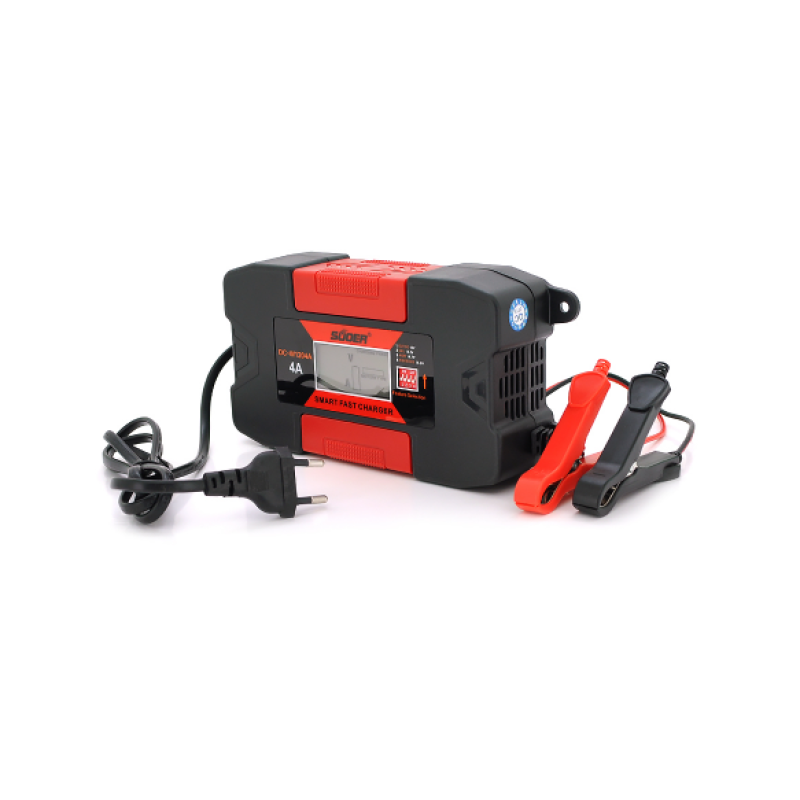 Зарядний пристрій POWERMASTER DC-W1204A для акумулятора 12V-4A Зарядний пристрій POWERMASTER DC-W1204A для акумулятора 12V-4A