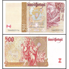 Португалія 500 ескудо 2000. UNC. P-187c