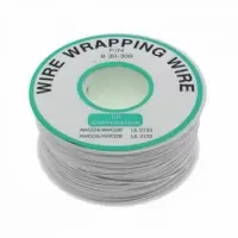 Дріт монтажний 1 жила (30AWG), сірий, на котушці 250 м.