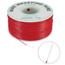 Дріт монтажний 1 жила (30AWG), червоний, на котушці 250 м.