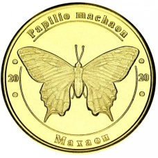 Україна 1 злодій 2020 Червона книга України Метелик Махаон UNC