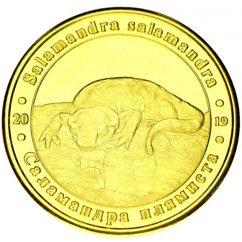 Україна 1 злодій 2019 Червона книга України Саламандра UNC