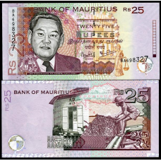 Маврикій 25 рупі 2003р UNC Р-49b