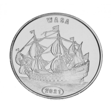 Острів Флорес 1 долар 2021 UNC Індонезія Корабель Вітрильник — Ваза