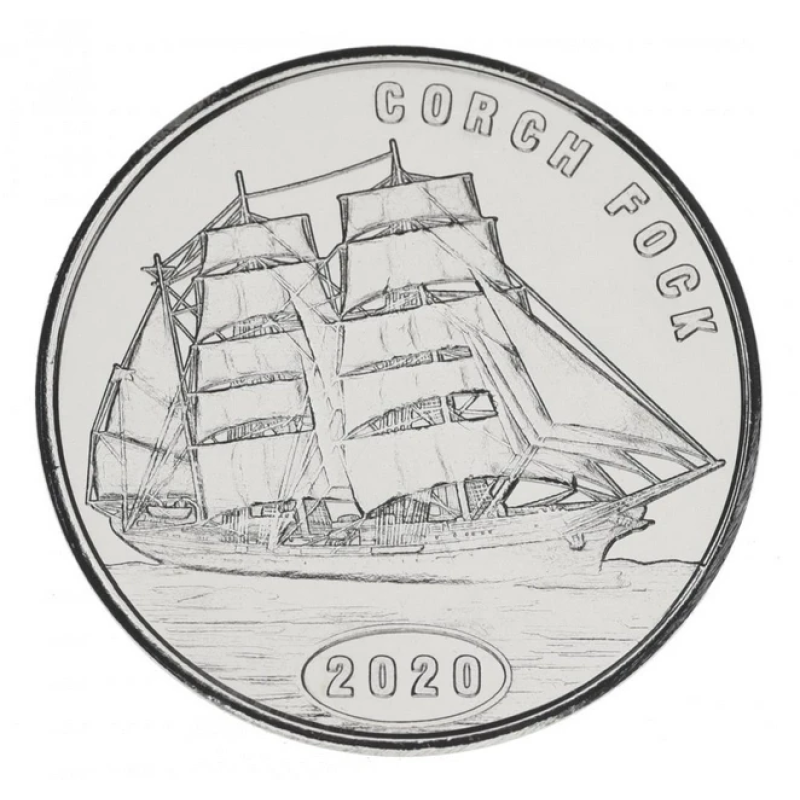 Острів Флорес 1 долар 2020 UNC Індонезія Корабель Вітрильник — Горх Фок Острів Флорес 1 долар 2020 UNC Індонезія Корабель Вітрильник — Горх Фок
