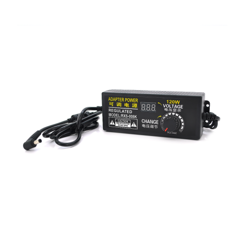 Адаптер живлення NZX-31250 з регулюванням 3-12 V 10 A, штекер 5,5*2,5, LED — індикація