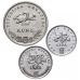 Хорватія набір монет 1995 (3 шт.) FAO