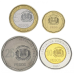 Домінікана набір із 4 монет 2008-2010 UNC 1, 5, 10, 25 песо