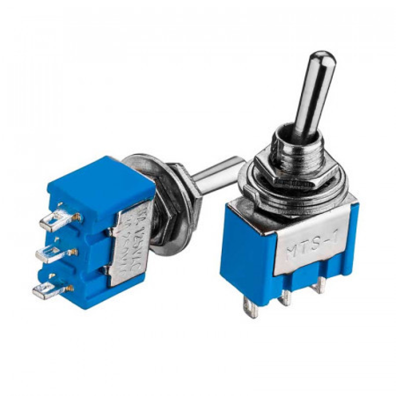 Тумблер 6А (3pin) ON-OFF-ON MTS-123 3pin