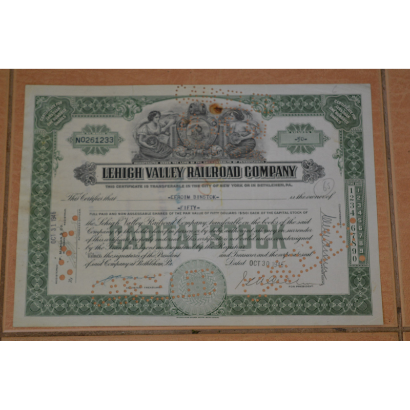 Акція. США. 1946 рік No1233 (Б-1)
