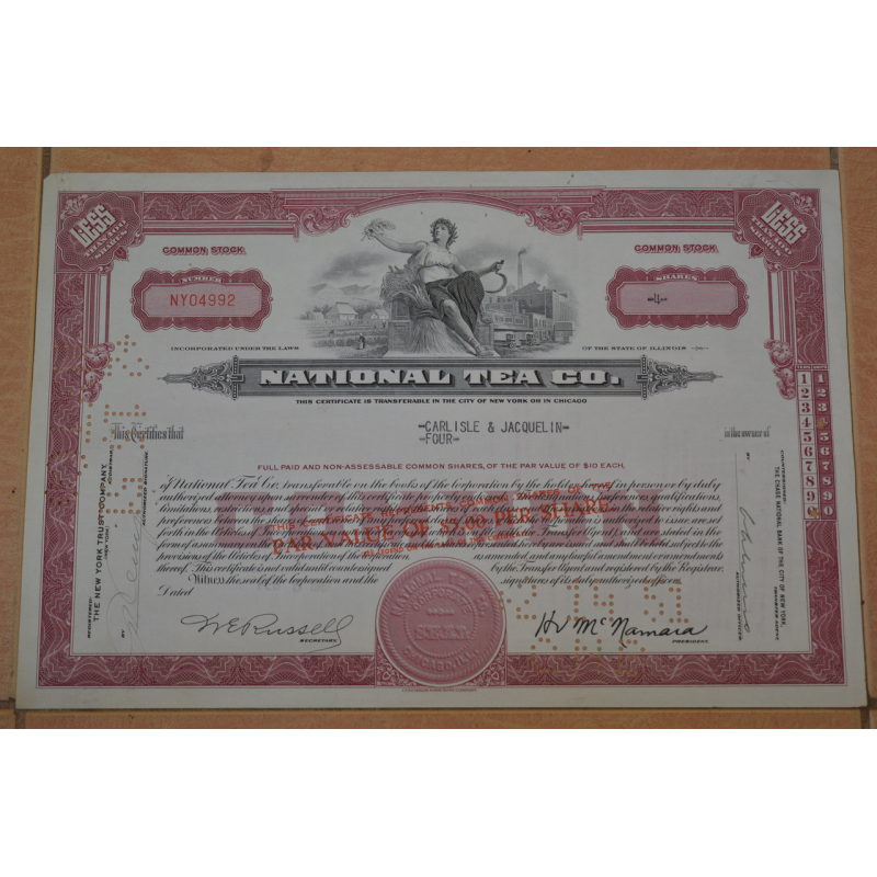 Акція. США. 1964 рік No4992 (Б-1)