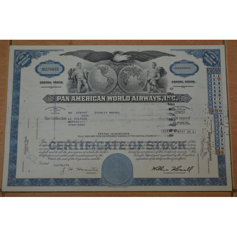 Акція. США. 1974гід No8055 (Б-1) Акція. США. 1974гід No8055 (Б-1)