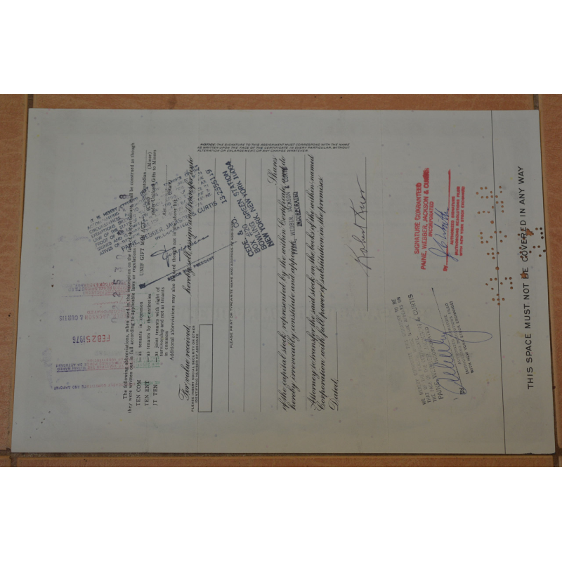 Акція. США. 1966 рік No3229 (Б-1)