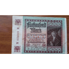 Германия, 5000 марок, 1922 г. 932099