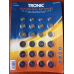 Батарейки таблетки 24 шт. TRONIC 12 типов: LR41/LR43/LR44/AG1/AG4/AG5/CR 2032/CR 2025/CR2016 Батарейки таблетки 24 шт. TRONIC 12 типов: LR41/LR43/LR44/AG1/AG4/AG5/CR 2032/CR 2025/CR2016