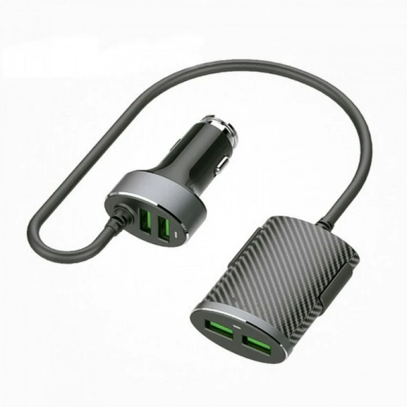 Автомобільна зарядка USB 5V, 1A, чорна