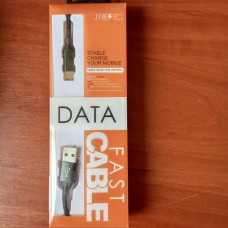 Шнур штекер USB A — штекер USB type C, 1,5 м, чорний,