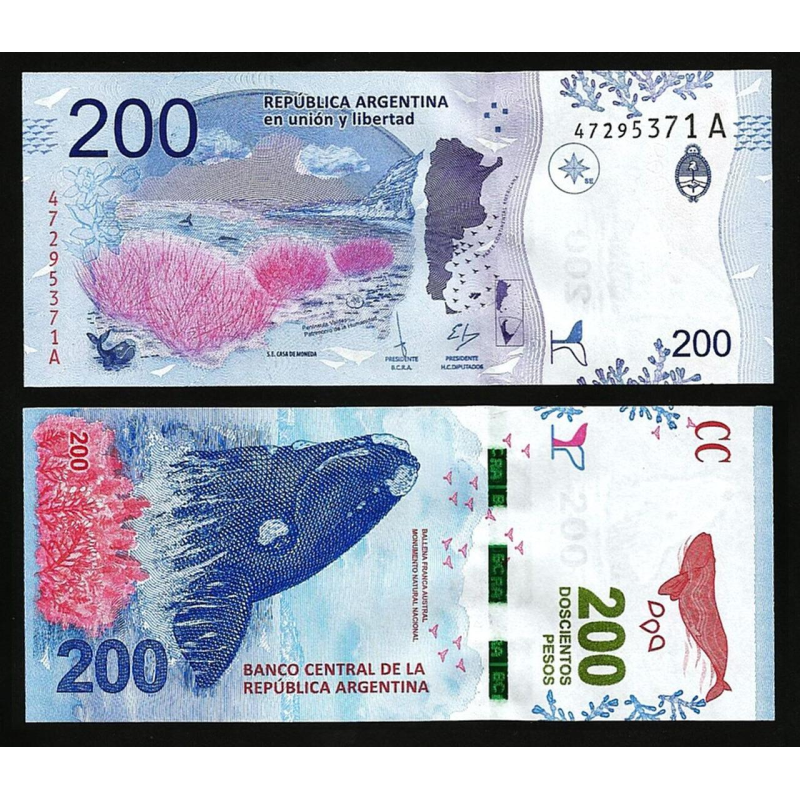 ■ 200 песо 2016г UNC P-364а