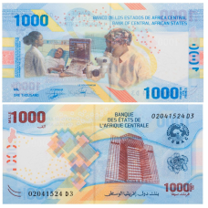 Центральна Африка CFA / Центральная Африка 1000 франків 2020р UNC