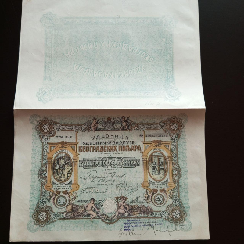 Акція. 1929 рік No25635 (Б-31) Акція. 1929 рік No25635 (Б-31)