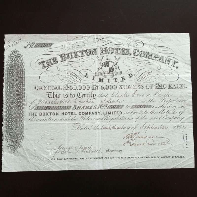 Акція. 1867 рік No134 (Б-31)