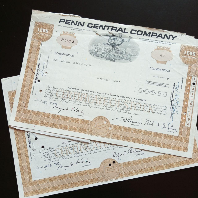 Акція. США. 1970 рік No21168 (Б-32) Акція. США. 1970 рік No21168 (Б-32)