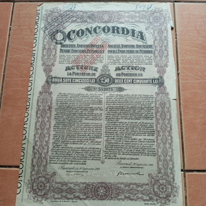 Акція. 1922 рік No552975 (Б-30) Акція. 1922 рік No552975 (Б-30)