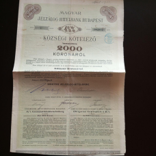 Акція. Угорщина. 1897 рік No002972 (Б-33)